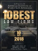 American Institute of Family Law Attorneys | 10 Best Law Firms | 10 Best | 2018